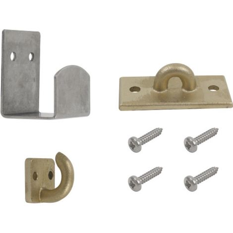 Portac – Accessoires en cupro-aluminium pour barre de contreventement – Support, crochet et sabot pour fixation solide – Usage professionnel