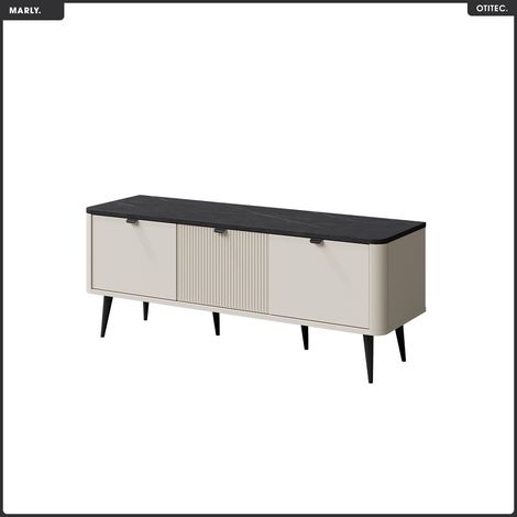 Meuble TV - L.130 x H.52 x P.40 - MARLY (1/2)