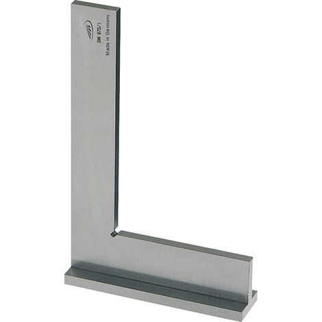 Präzisions Stahlwinkel DIN875-1 mit Anschlag Schenkellänge  75 x 50 mm