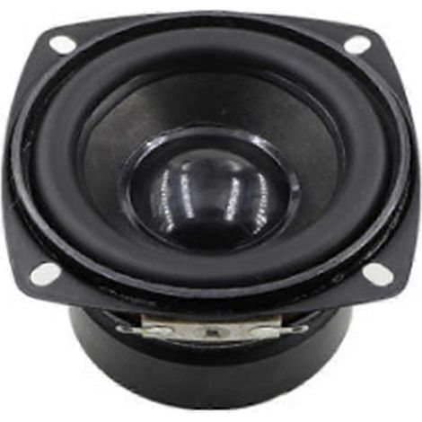Haut-parleur subwoofer carré 78 mm 4 ohms 15 W avec capuchon convexe de 3 pouces pour système audio Hi-Fi domestique Thea (1/5)