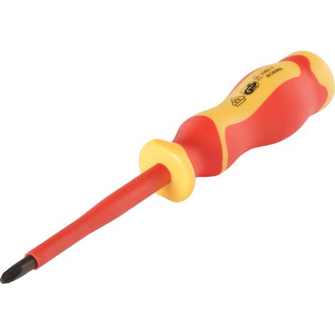 Tournevis isolé Tournevis Phillips pour électricien VDE PH2x100mm Vorstahl (1/5)