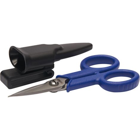 Ciseaux D'électricien Avec Anneaux Pvc 43x145mm 5'' 661-140-1 Irimo (1/2)