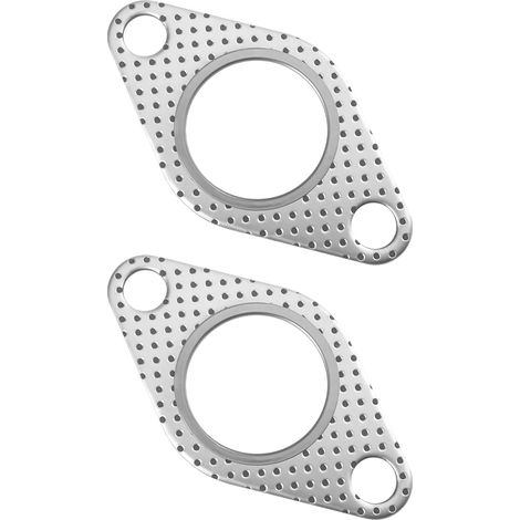 Joint de Bride de Tuyau d'échappement 2 Trous 38 Mm pour Voiture Et Moto (2 X 38 Mm) - Étanchéité Universelle (1/5)
