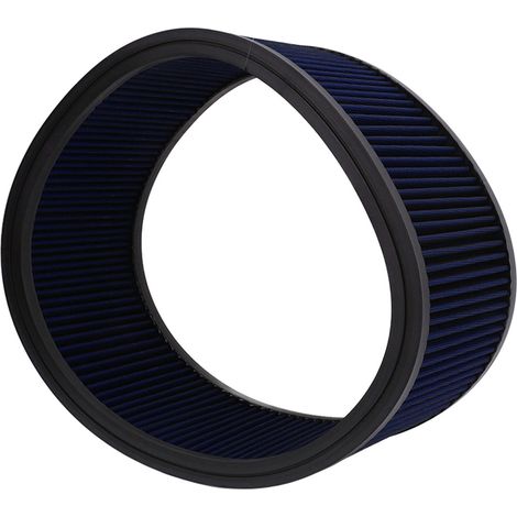 Filtre à air rond lavable et réutilisable haute performance pour Ford, 14 x 5 pouces, bleu, élément filtrant haute circulation (1/5)