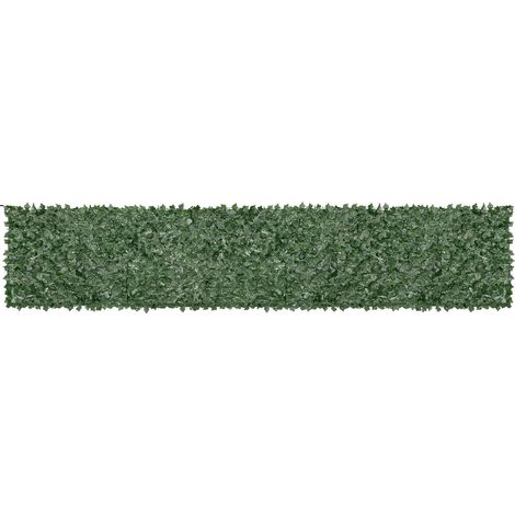 Valla de privacidad, pared verde artificial, decoración exterior, tela de fondo de 39x198 pulgadas (1/2)