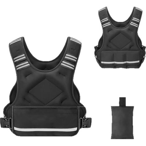 Gilet lesté réfléchissant et ajustable pour la course à pied l'entraînement physique (1/5)