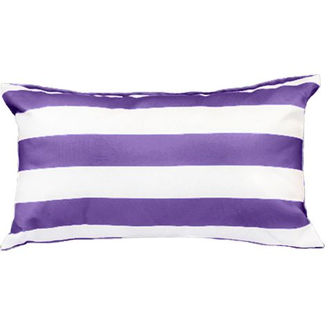 Gardenista - Cuscini Decorativi per Giardino, Cuscini Rettangolari Resistenti all'Acqua, Cuscini Stampati 50x30 cm per Mobili da Giardino, Cuscini Sparsi per Interni ed Esterni - Viola