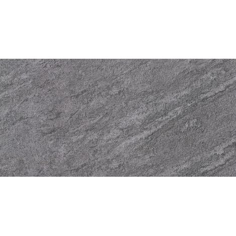 Carrelage effet Pierre Quartzite Gris Ombre 120x60x2 cm Teravio - Sol extérieur (vendu par carton de 0,72 m²) - RO'MA CARRELAGE