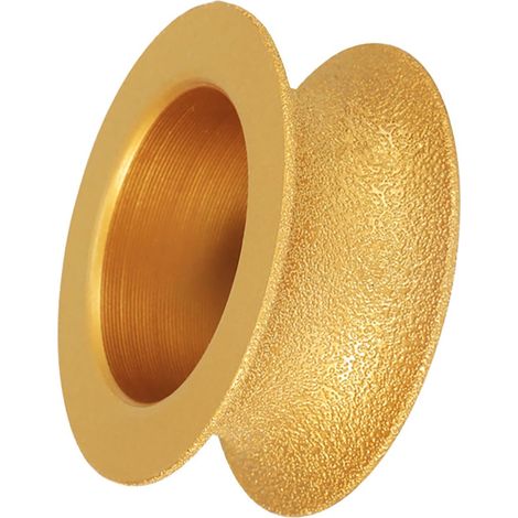 Meule de polissage circulaire brasée diamantée, alésage de 20 mm, adaptée aux carreaux de céramique et au marbre. (1/5)
