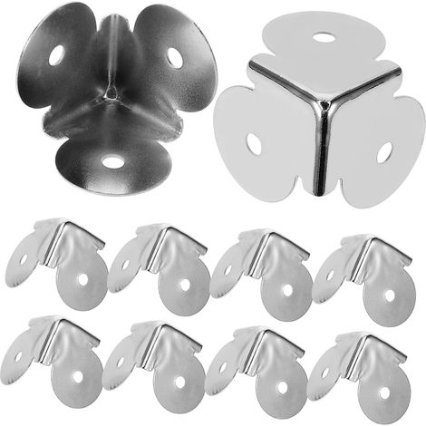 10 protège-coins décoratifs, bois, pour boîtes et enceintes (1/5)