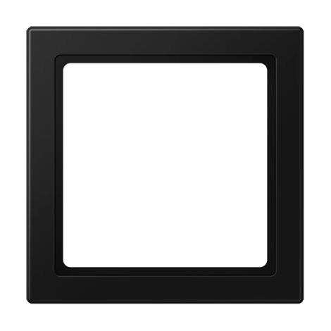 Jung Marco intermedio 55 x 55 mm, termoplástico lacado, negro grafito mate, montaje vertical y horizontal LS 961 Z5 SWM