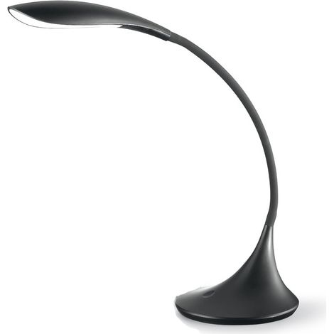 GLS001- LAMPADA DA TAVOLO NERA FLESSIBILE IN SILICONE DIMMERABILE 3000K 480LM 4,5W (1/2)