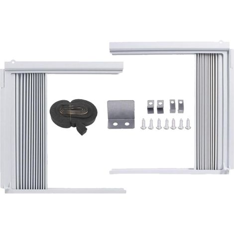 Panneau latéral pour fenêtre de climatisation, panneau d'isolation amovible isolé scellé pour mur, hôtel, lieu de travail, persienne (1/5)