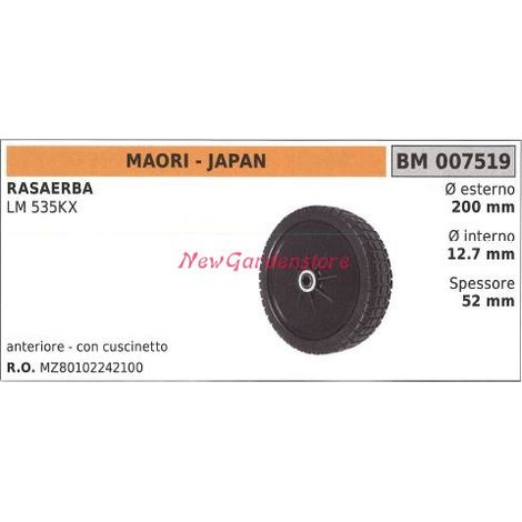 Ruota anteriore MAORI rasaerba tosaerba tagliaerba LM 535KX 007519