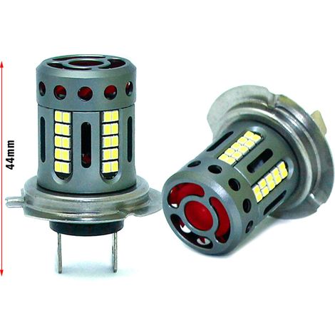 Lampada Led H7 PX26d 12V 21W Canbus Bianco Con Ventola In Testa Per Luce Fendinebbia (1/3)