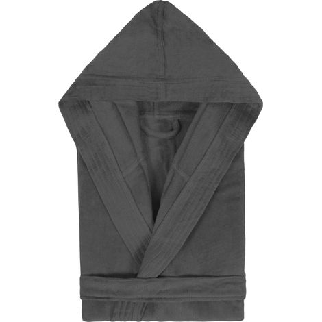 Peignoir adulte à capuche COOL en velours S