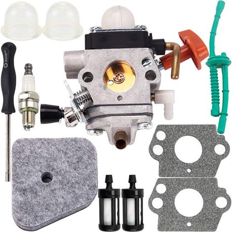 Convient aux tondeuses à gazon Stihl FS87, FS90, FS100, FS110, FS 130, HL95, HL 100, HT100, HT101, KM90, KM100, KM110 et SP90 : kit de carburateur 4180-120-0610 (1/3)
