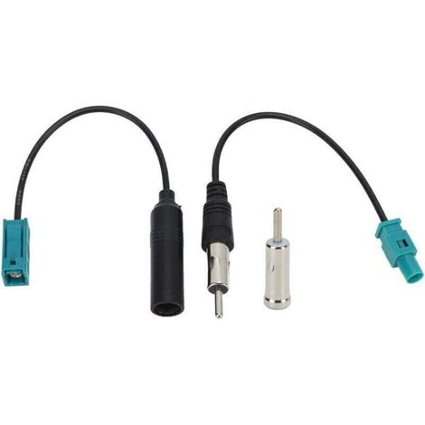 Universal Fakra Z to DIN Cable Connector Car Antenna Adapter for CD HD Stereo Media Player Receiver (1/5)