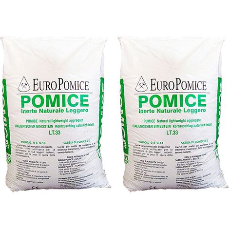 Pomice in sabbia 0/3 mm (2 sacchi da c.ca 28 kg - 33 lt) (1/3)