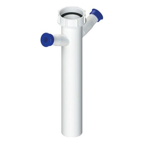 Doppio attacco lavastoviglie uscita dn 40 1"1/2 250 mm