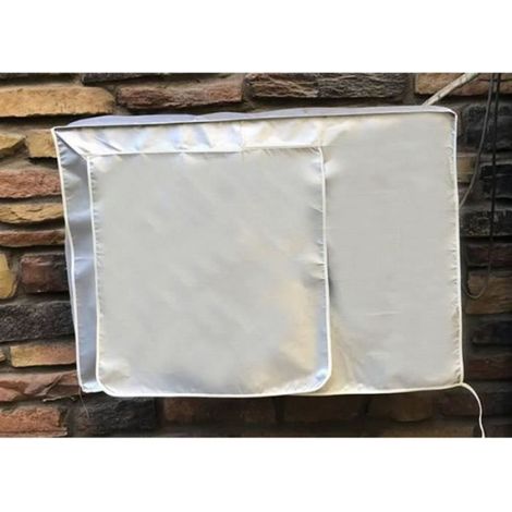 Couverture de climatiseur de fenêtre de Couverture de Protection UV imperméable Anti-poussière pour la Maison,1-1.5p, 80 x 30 x (1/4)