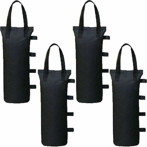 Lot de 4 Poids de Gazebo pour Tonnelle et Pavillon. Sac de Lestage Sable pour Jambes. Tentes Pare-Soleil. Parasol (1/5)