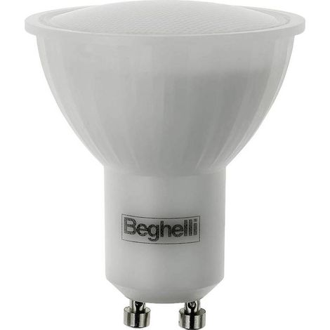 10 x BEGHELLI LED GU10 6W 57011 FREDDA 6500K 530LM