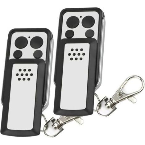 Télécommande - 2 Boutons à clapet- Compatible avec la plupart des motorisations avidsen, Grise, Autonomie de 2 ans - 114253 (1/5)