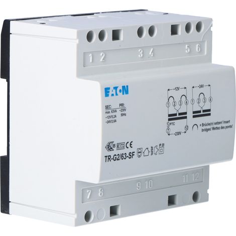 Transformateur 230 V, sortie 12-24 V, 5, 2-2, 6 A TR-G2/63-SF (1/5)