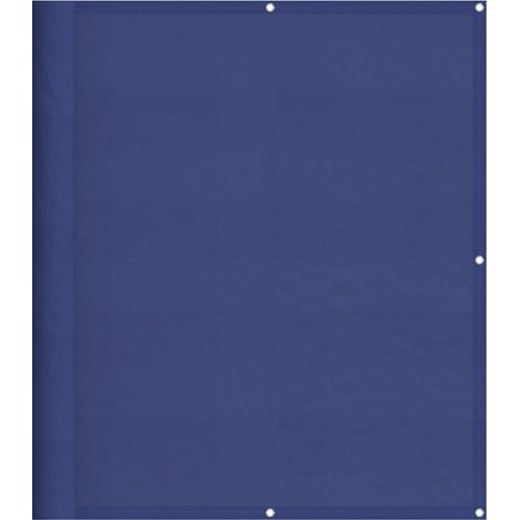 Écran de balcon bleu 120x800 cm 100% polyester oxford (1/5)