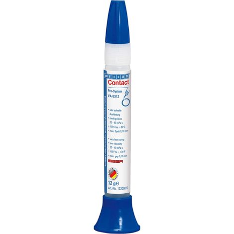 WEICON Contatto VA 8312 12 g Adesivo istantaneo cianoacrilato incolore senza adesivo (1/4)