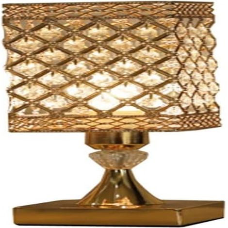 Lampe de table LED cristal, idéale pour le bureau et la lecture, lumière douce, protection des yeux, économie d'énergie (1/5)