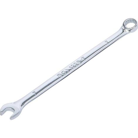 Clé Mixte Extra Longue 7 mm - Acier Résistant - Précision et Durabilité, Zones Difficiles - (1/5)