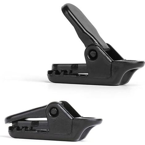 30 Pcs of clips of tent, clips of tarp, small clips of bracket of tarp of type clip, clips of awning cutting-wind, clips of awning of camping, pliers crocodiles in plastic of outdoor (1/5)