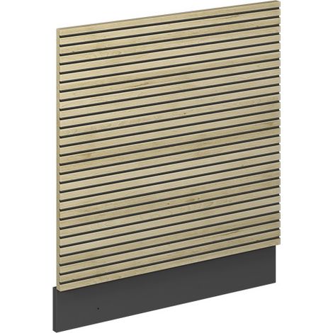 Panel frontal Fame-Line, Panel de roble, 60 cm , ET Mármol, Vicco