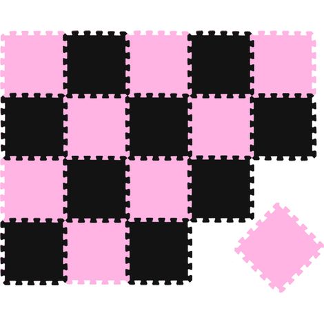 18 Teile Baby Kinder Puzzlematte ab Null - 30x30 Puzzle Spielmatte Krabbelmatte