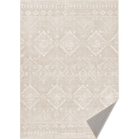 [JAMAIS UTILISÉ]Tapis de Salon 160 x 230 cm, Tapis de Salon antidérapant, Lavable en Machine, Style Bohème, Beige Cappuccino (1/4)