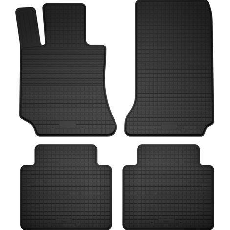 Gummifußmatten für Automatten, 4er-Set, universell passend für: Mercedes E W212 Limousine, Kombi, Coupé (2009-2016)