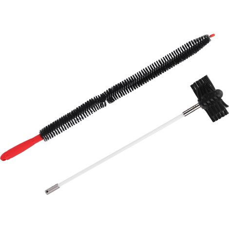 Brosses pour l'intérieur des conduits de cheminée, sèche-linge, kit de nettoyage flexible et pliable, pièces pour perceuse électrique (1/5)