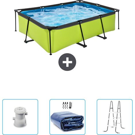 Exit Pool Rechteckig - 220x150x65 cm - 4-teilig SCB83 (1/4)