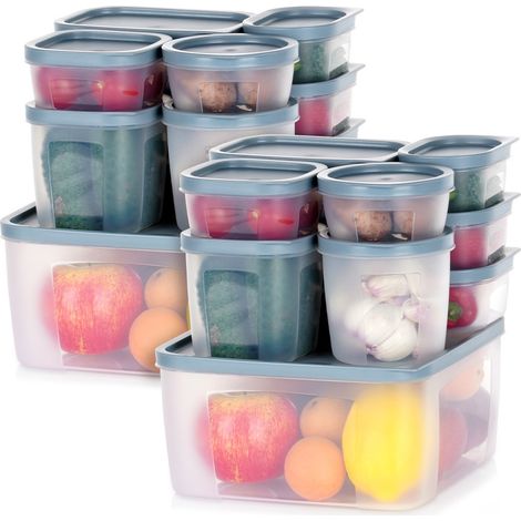 Contenitori per alimenti con coperchio 20 pz.