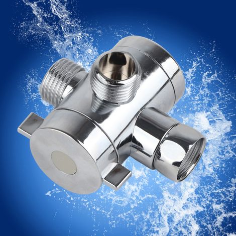 3-Wege-Multifunktions-Umstellventil für Duschkopf, G1/2"-Adapter für Toilette und Bidet (1/5)