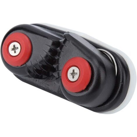 BUNTHAUS Schwarze Legierung Aluminium-Seilschnalle Ankerhalter Nockenklampe für Kajak-Yacht-Bootszubehör (1/5)