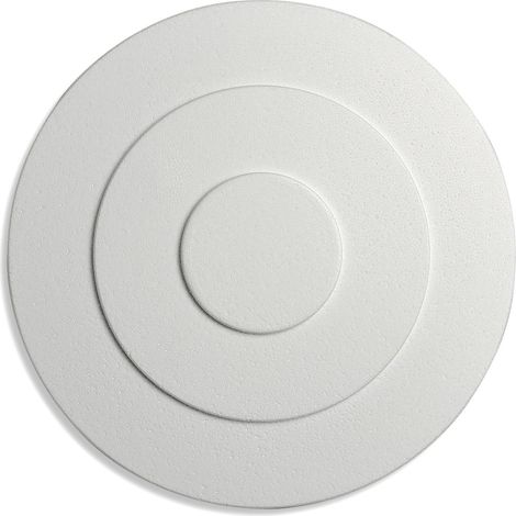 DECOSA Rosace Annabelle - Ø 32 cm - polystyrène - blanc - 8 pces (1/5)