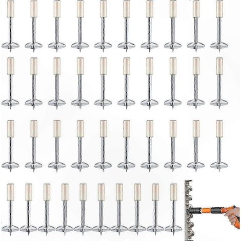 Round Nails for Manual Steel Nail Guns, 40 Pieces Wall Fastening Tool, Durable Quality (1/5)