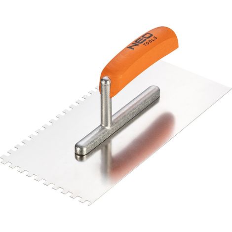 Attrezzo da muratore neo 50-162 lama inox 27x12,8 cm denti 6x6 mm
