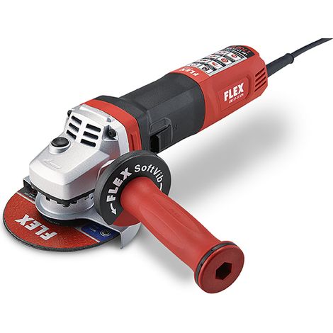 Amoladora angular 1700 vatios con freno + velocidad variable Ø125 mm LBE 17-11 125 FLEX - con accesorios - 447668 (1/4)