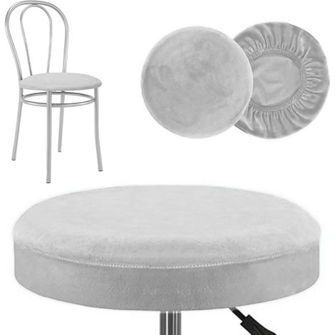Rivestimento per la seduta della sedia ROUND, VELLUTO GRIGIO CHIARO