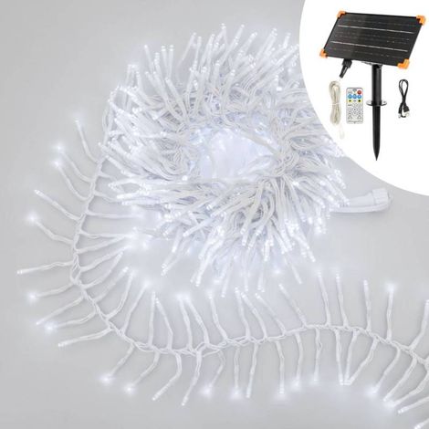 Guirlande lumineuse solaire Boa D12cm 5M mini500 LED blanc froid câble blanc SMART Connect Lotti (1/5)