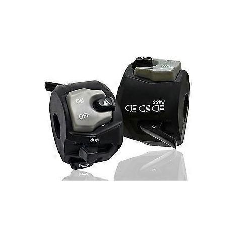 Pour commodo de guidon GSX avec avertisseur sonore universel côté gauche, démarreur électrique et double clignotant (1/5)